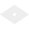 Ekena Millwork Diamond Architectural PVC Ceiling Medallion, 28"W x 18 5/8"H x 3"ID x 9 3/4"C x 1"P, One-Piece CMP28X18DD-03000 - alternate 2